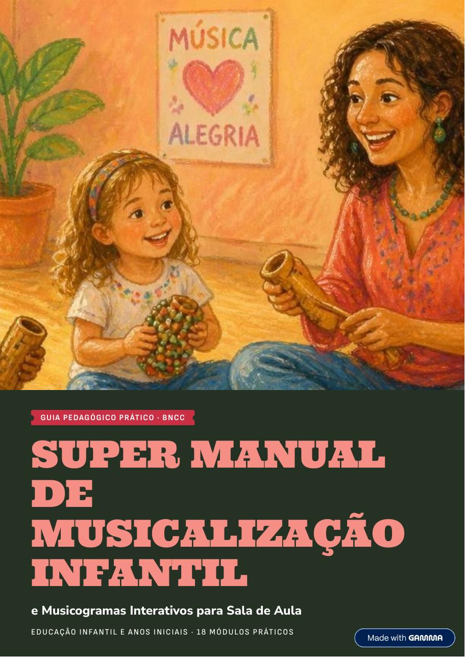 Super Manual de Musicalização Infantil e Musicogramas Interativos